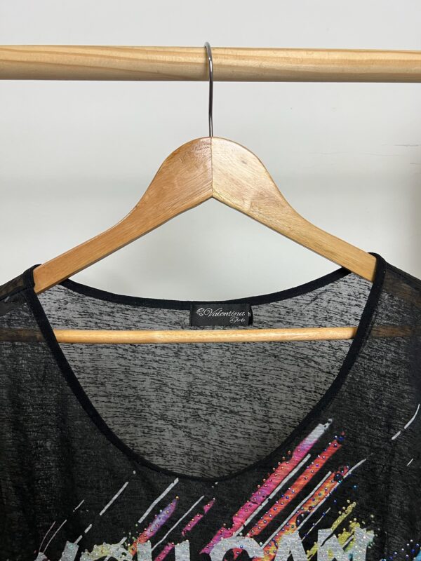 Blusa preta manga soltinha - Imagem 4