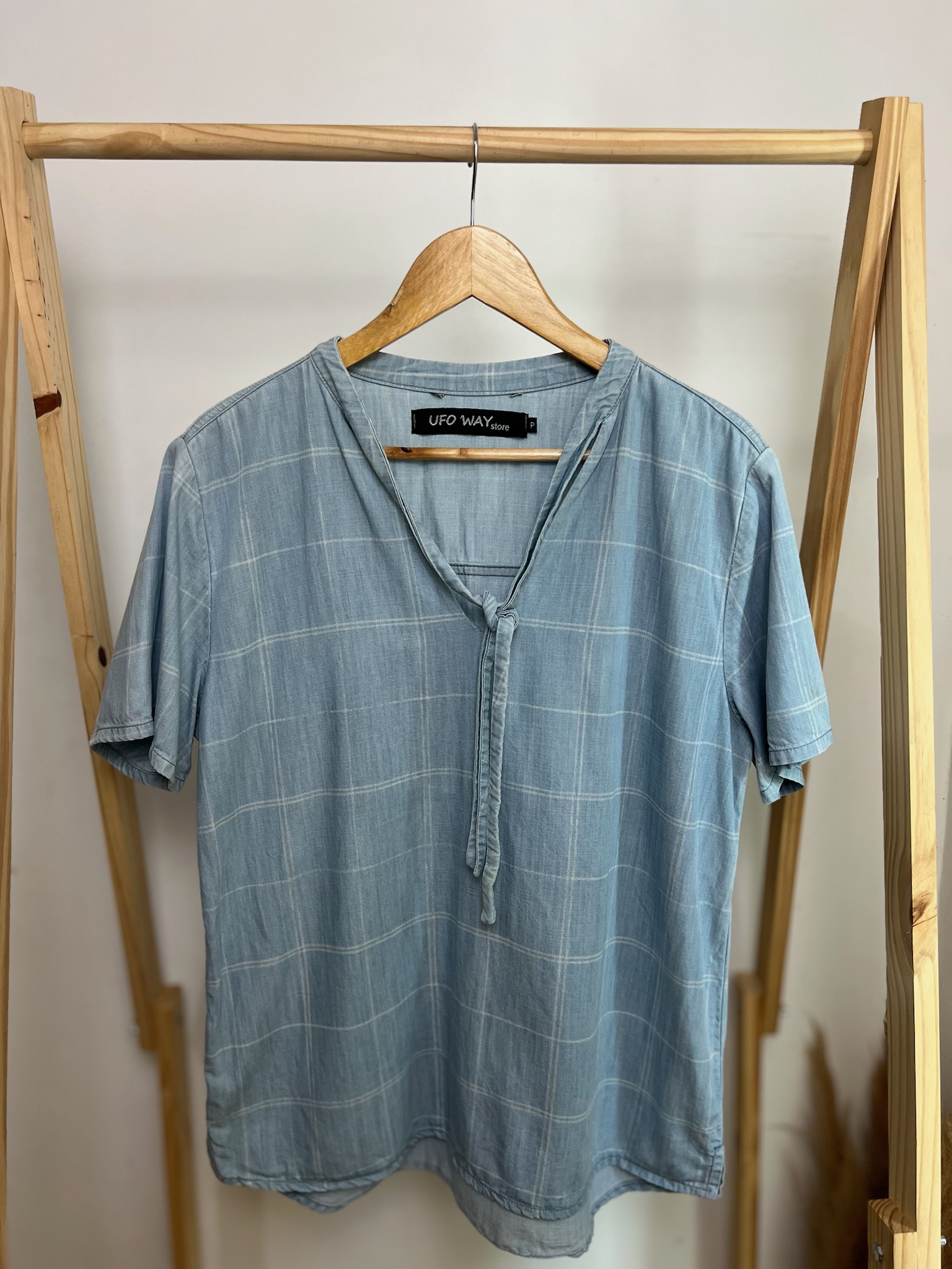Blusa Ufo Way azul com listras