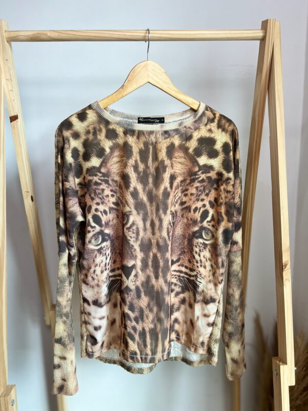 Blusa meia manga Animal print - Imagem 12