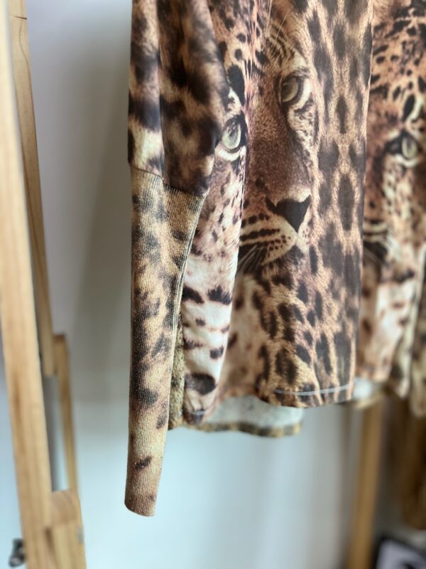 Blusa meia manga Animal print - Imagem 3