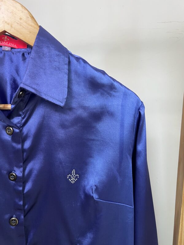 Camisa Dudalina roxa - Imagem 4